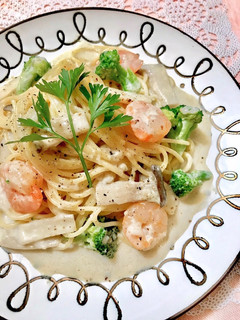 *バーニャカウダソースでクリームパスタ*-レシピのメイン写真