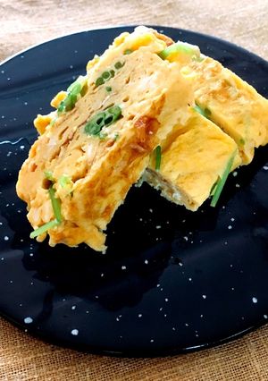 顆粒出汁で料亭の味！三つ葉の厚焼き卵-レシピのメイン写真