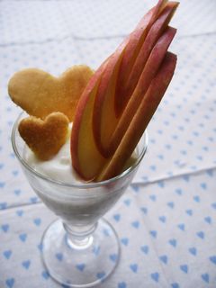 ◆喫茶店風*りんごの飾り切り◆-レシピのメイン写真