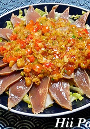 野菜たっぷり！鰹のたたきでカルパッチョ-レシピのメイン写真