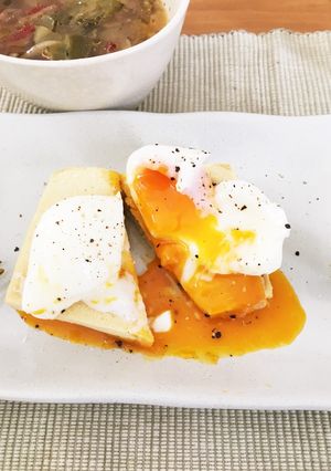 ダイエット中の高野豆腐エッグベネディクト-レシピのメイン写真