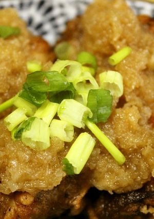 鶏唐揚げのラー油ポン酢おろしのせ-レシピのメイン写真