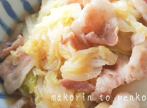 簡単＊豚バラ肉とトロトロ白菜の煮物-レシピのメイン写真