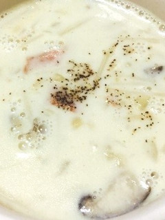 長寿牡蠣のクラムチャウダー-レシピのメイン写真