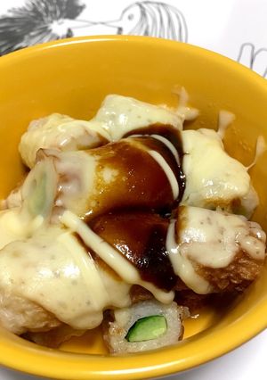 チーズちくわキュウリのみそがけ-レシピのメイン写真