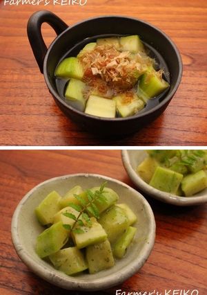 ズッキーニの白だし煮＆木の芽和え-レシピのメイン写真