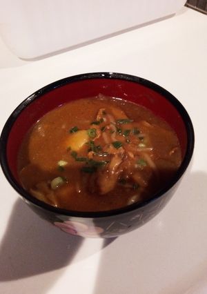 良い味出してる⤴⤴豚汁で味噌カレーうどん-レシピのメイン写真