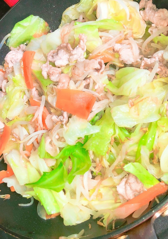 簡単!切って炒める野菜炒め-レシピのメイン写真