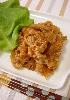 豚肉と玉ねぎのケチャップ炒め。-レシピのメイン写真