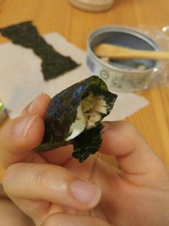 余ったツナとクリチの海苔巻きおつまみ-レシピのメイン写真