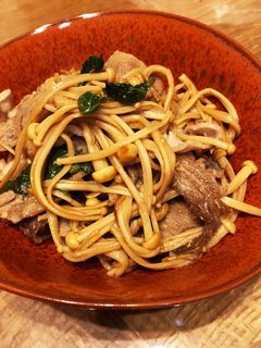 大葉香る☆えのきと豚肉のポン酢炒め-レシピのメイン写真