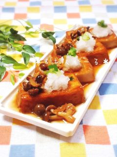 とろっと☆厚揚げの炒め煮☆-レシピのメイン写真