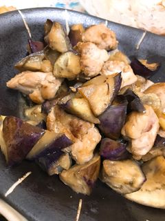 鳥もも肉とナスのポン酢炒め-レシピのメイン写真