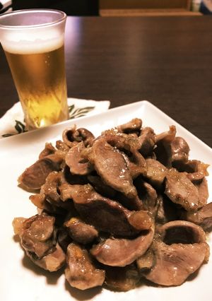 ビールが止まらない！！砂肝ペペロンチーノ-レシピのメイン写真