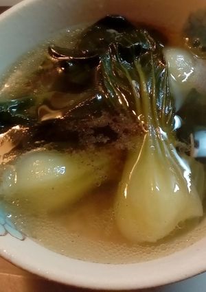 チンゲン菜とツナの中華スープ-レシピのメイン写真