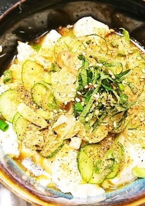 スプーンで食べる？冷や汁風みそラーメン-レシピのメイン写真