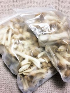 きのこの栄養、旨み保存法☆日持ち-レシピのメイン写真