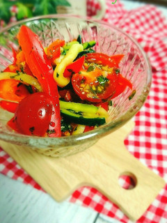 夏野菜の簡単!ジェノベーゼサラダ-レシピのメイン写真