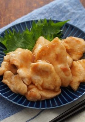 つるりんゆで鶏の梅肉ポン酢♪-レシピのメイン写真