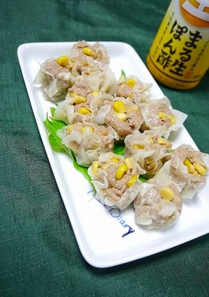 簡単!焼売☆味噌バタコーン風味-レシピのメイン写真