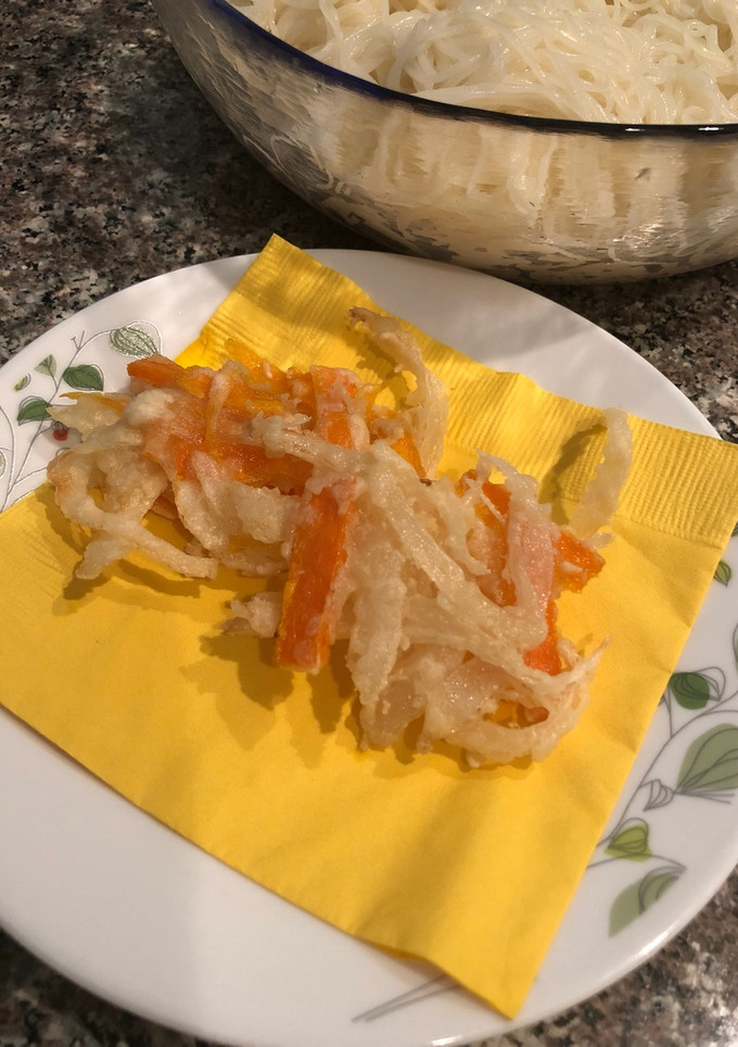 家にある材料でできる 簡単 かき揚げ-レシピのメイン写真