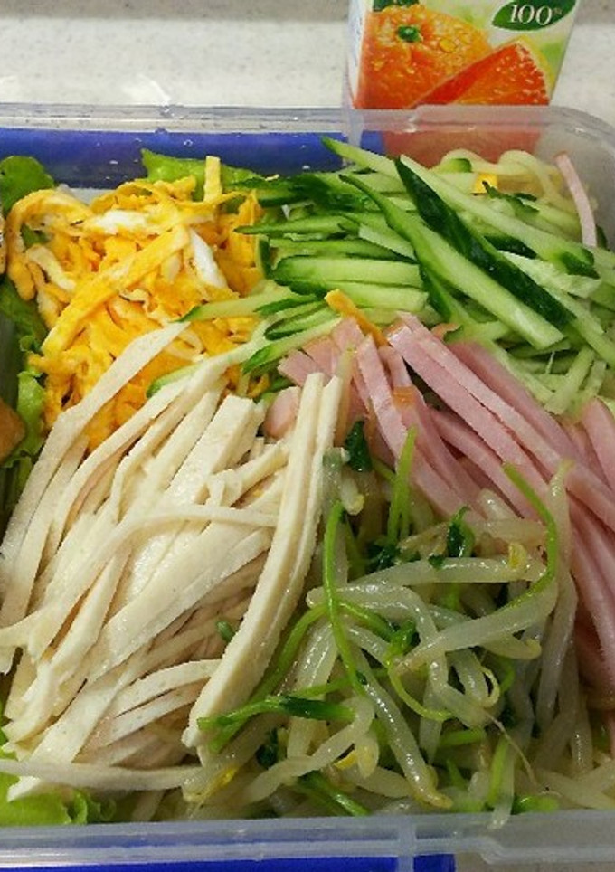 冷やし中華とお稲荷さん-レシピのメイン写真