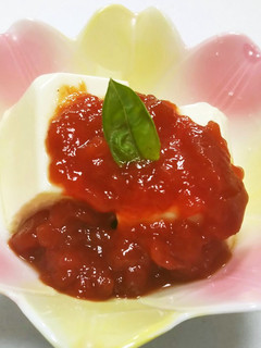 豆腐を和風トマトジュレで-レシピのメイン写真
