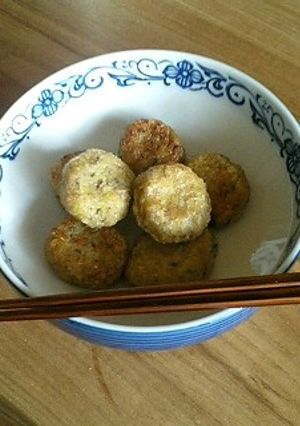 蓮根入りもちきび団子のフライ-レシピのメイン写真