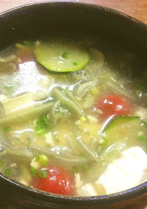 じゅんさいのあんかけ肉豆腐-レシピのメイン写真