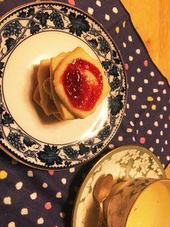 ラズベリージャムクッキー。-レシピのメイン写真