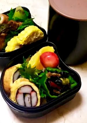 ズボラで愛♡アスパラの豚肉巻き弁当-レシピのメイン写真