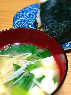 長寿牡蠣だし　お味噌汁-レシピのメイン写真