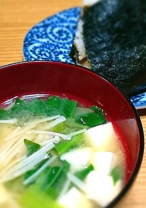 長寿牡蠣だし　お味噌汁-レシピのメイン写真