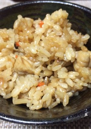 長寿牡蠣だし かしわ飯-レシピのメイン写真