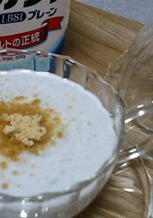 今日も朝からヨーグルト編～ゴマきな粉～-レシピのメイン写真