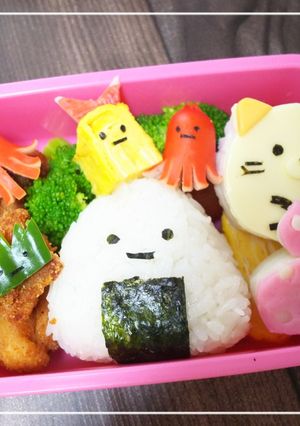にぎやか♡すみっこぐらし弁当-レシピのメイン写真
