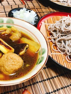 豚カレー南蛮せいろそば-レシピのメイン写真