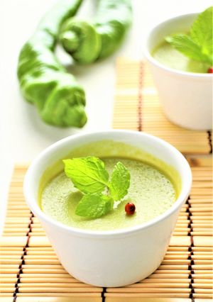 【野菜ソムリエ】万願寺とうがらしのプリン-レシピのメイン写真