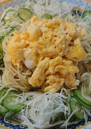 ふんわり卵の超手抜き冷やし中華-レシピのメイン写真