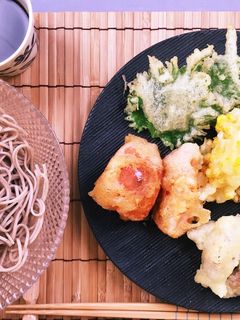 夏野菜がサックサク!天ぷら蕎麦-レシピのメイン写真