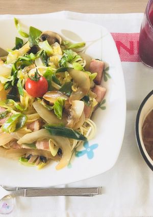 めんつゆで簡単☆和風あんかけパスタ-レシピのメイン写真