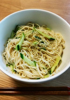 ごま油香る♪簡単そうめんアレンジ♪-レシピのメイン写真