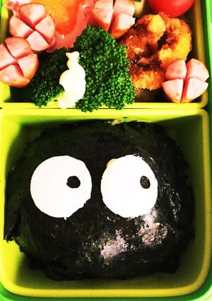 簡単。のり弁でキャラ弁。-レシピのメイン写真