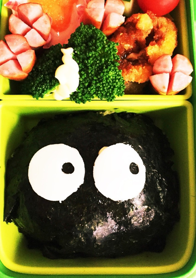 簡単。のり弁でキャラ弁。-レシピのメイン写真