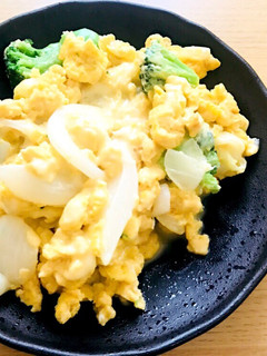【超簡単】野菜スクランブルエッグ-レシピのメイン写真