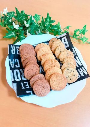 ホットケーキミックスで簡単♡3種クッキー-レシピのメイン写真
