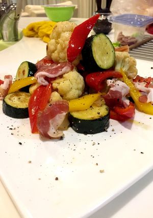 彩り野菜のガーリック白ワイン風味-レシピのメイン写真