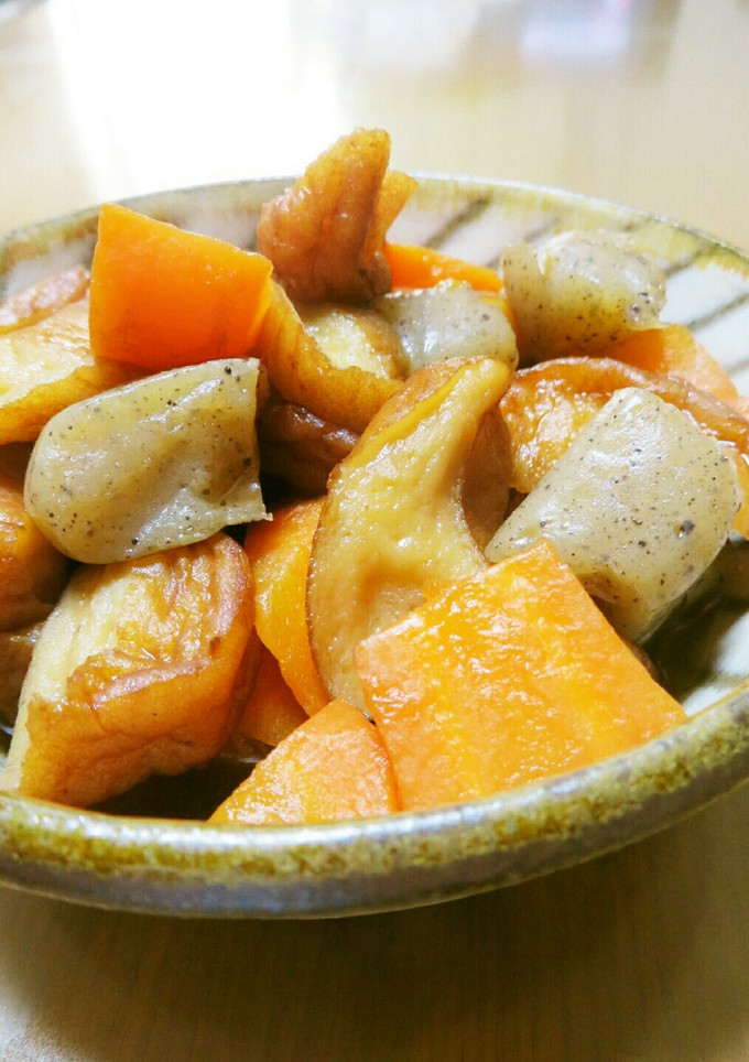 さつま揚げと蒟蒻と人参の煮物-レシピのメイン写真