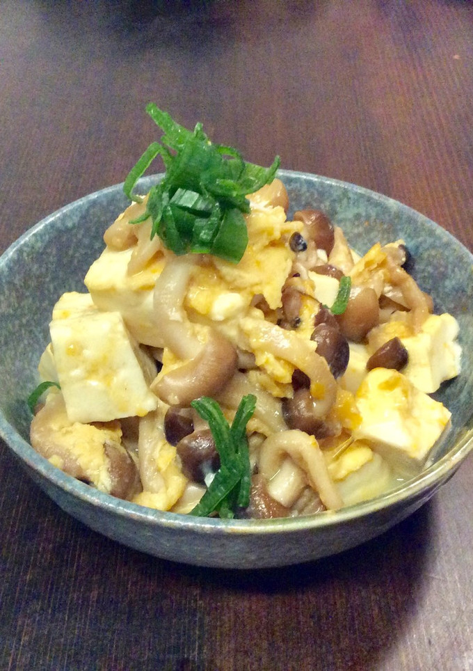 しめじ 豆腐炒め を5分で-レシピのメイン写真