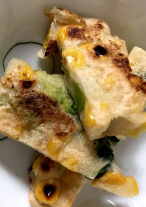 離乳食♡ブロッコリーとコーンのおやき-レシピのメイン写真
